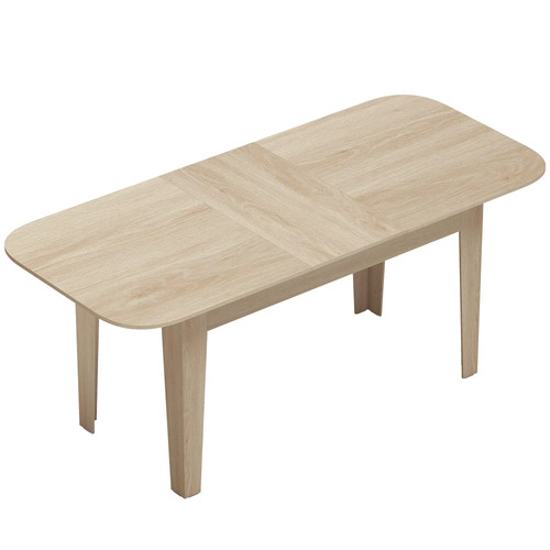 Extendable oval dining table - extendable,