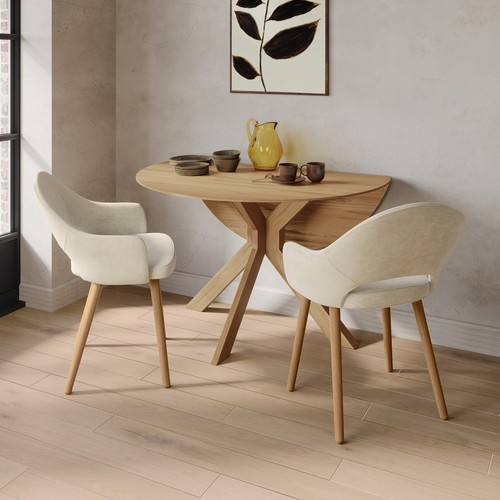 Small oak drop leaf - leaf, space