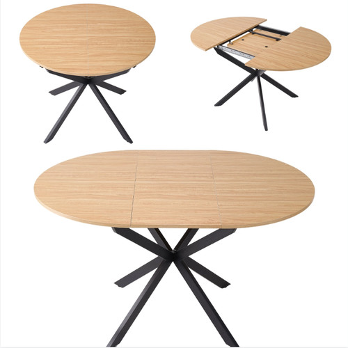 Round oval extending dining - oval,