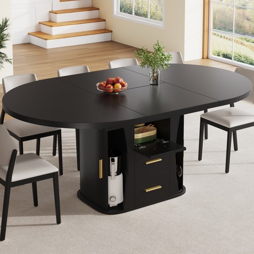 Extendable round dining - extendable,