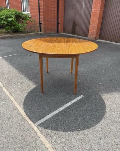 Vintage drop leaf round dining - vintage,