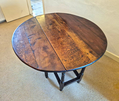 Gateleg drop leaf table 6 - ,