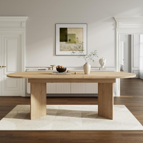 Extendable dining table oak - dining,