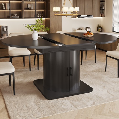 Extendable round oval - extendable,