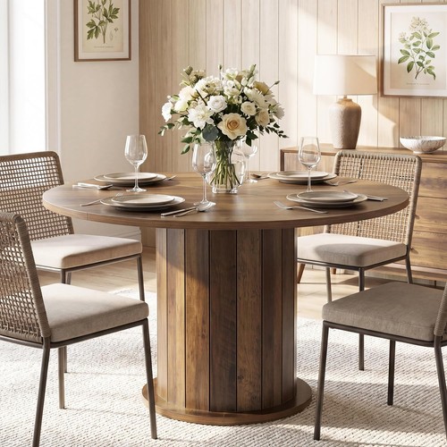 Round dining table - dining, for