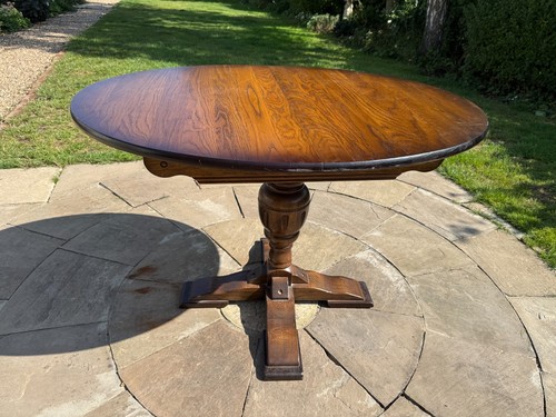 Vintage oak extendable dining - extendable,