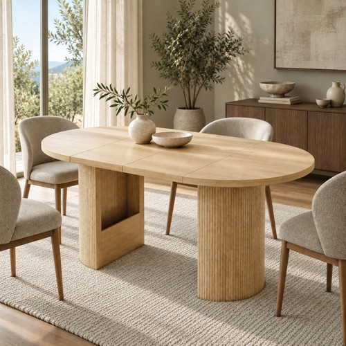 Extendable dining table - dining,