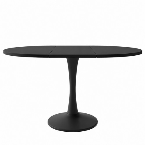 Extendable dining table black - extendable,