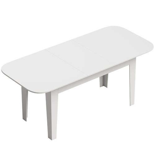 Extendable oval dining table - extendable,