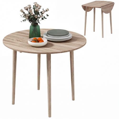 Homcom foldable dining table - dining,