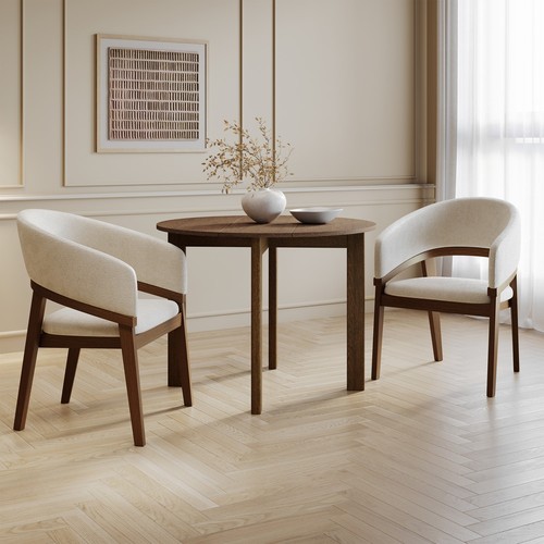 Small round walnut - small, drop