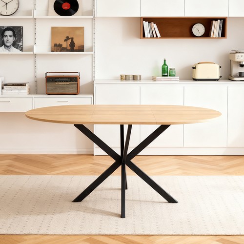 Natural wood extendable dining - natural,
