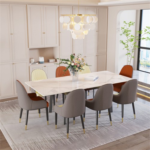 Solid marble expandable dining - marble,