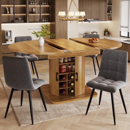 Extendable dining table 4 - extendable, &