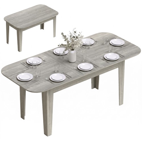 Homcom extendable oval dining - homcom,