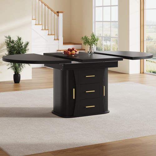 Extendable round dining - round,